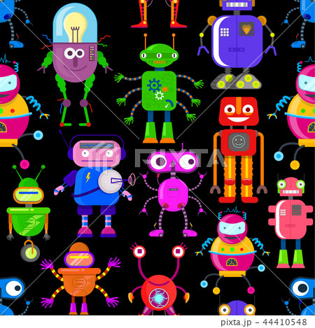 pattern with robots 44410548