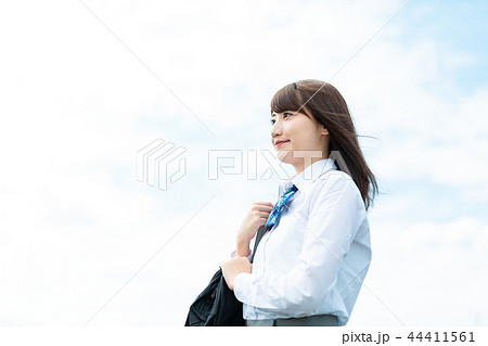 女子高生 高校生 学生 女性 女子高生 高校生 学生 女性 44411561