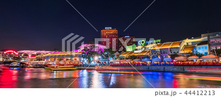 シンガポール　クラーク・キー　夜景 44412213