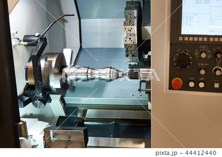 Modern lathe with CNC Modern lathe with CNC 44412440