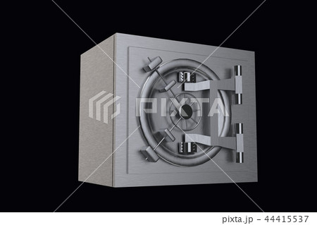Security metal safe 3D rendering Security metal safe 3D rendering 44415537