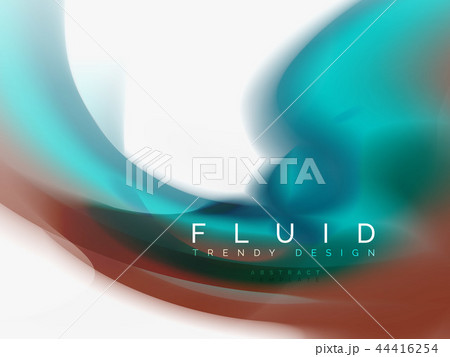 Background abstract - liquid colors wave flow 44416254