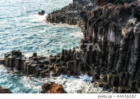 daepo jusangjeolli cliff waves daepo jusangjeolli cliff waves 44416287