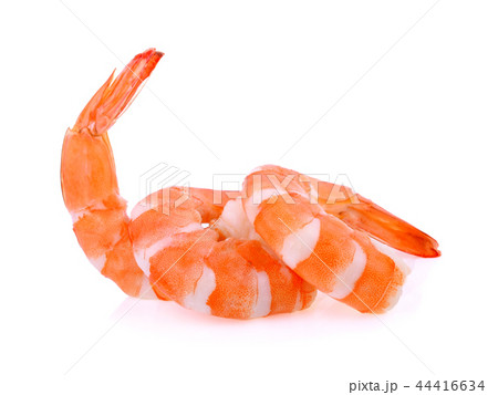 shrimp isolated on white background shrimp isolated on white background 44416634