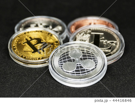 Differnt Crypto currency coins 44416846