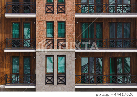 Fragment of a facade of a building Fragment of a facade of a building 44417626