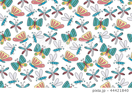 Scandinavian style seamless pattern for kids 44421840