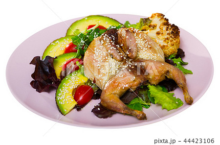Quail Tabaka with sesame Quail Tabaka with sesame 44423106