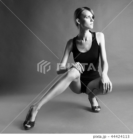 Young long-legged girl Young long-legged girl 44424113