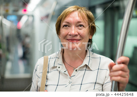 mature woman underground passenger 44425648