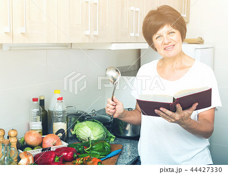 woman cook book woman cook book 44427330