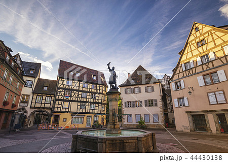 Colmar France, Colorful Half Timber House skyline 44430138