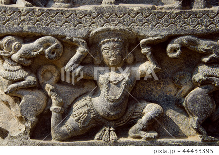 Carved figure, Temple complex, Warangal fort Carved figure, Temple complex, Warangal fort 44433395