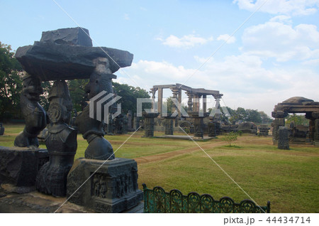 Ruins, Temple complex, Warangal fort, Telangana Ruins, Temple complex, Warangal fort, Telangana 44434714