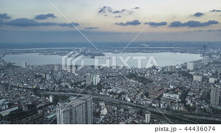 Hanoi skyline cityscape Sunset 44436074