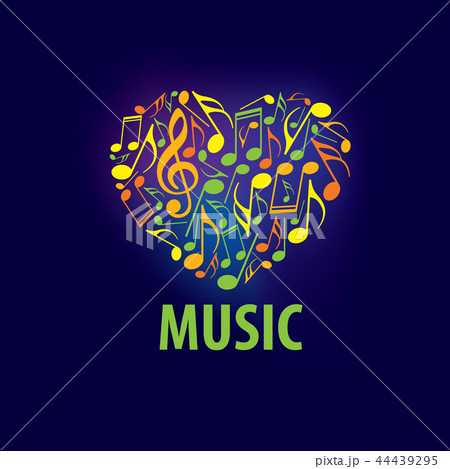 Vector sign music. Illustration of musical notes.. 44439295