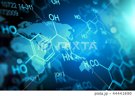 Chemical And Medical Research Science Conceptのイラスト素材