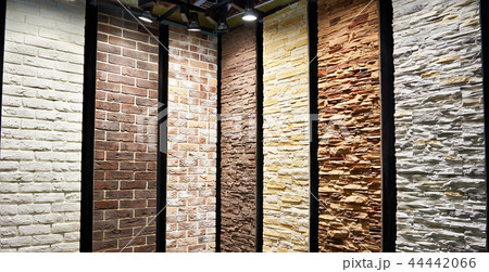 Background with brick wall texture 44442066