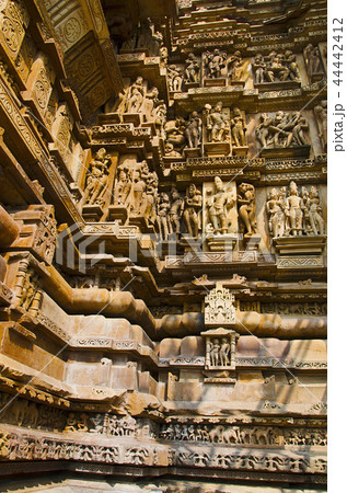 VISHWANATH TEMPLE, Khajuraho, Madhya Pradeshの写真素材 [44442412] - PIXTA