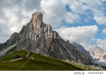 The Passo di Giau, in the Italian Dolomites The Passo di Giau, in the Italian Dolomites 44444484