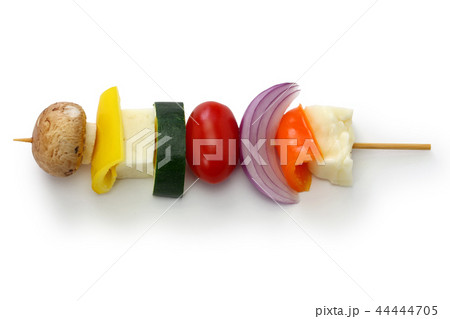 ハルーミチーズと野菜のベジタリアンケバブ ハルーミチーズと野菜のベジタリアンケバブ 44444705
