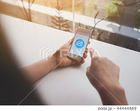 Woman hand holding mobile phone Woman hand holding mobile phone 44444869