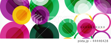 Overlapping circles design background Overlapping circles design background 44446428