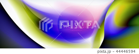 Background abstract holographic fluid colors wave design 44446594