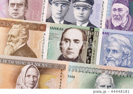 Lithuanian Litas, a background  44448181