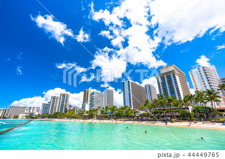 《ハワイ》ワイキキビーチ・ホノルル 44449765