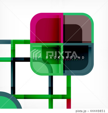 Abstract background, square shapes geometric composition Abstract background, square shapes geometric composition 44449851