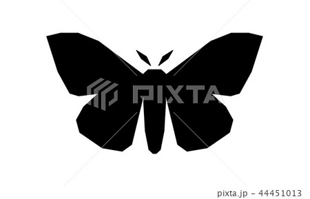 Imperial Moth, Eacles imperialis vector illustration on white 44451013