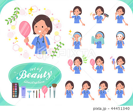 flat type surgical wear women_beauty 44451340