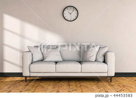Living room interior in modern style, 3d render 44453583