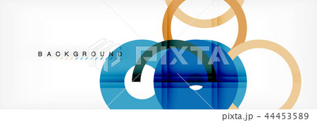 Modern geometrical abstract background 44453589