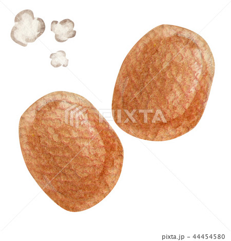 おでん　さつま揚げ 水彩 イラスト 44454580