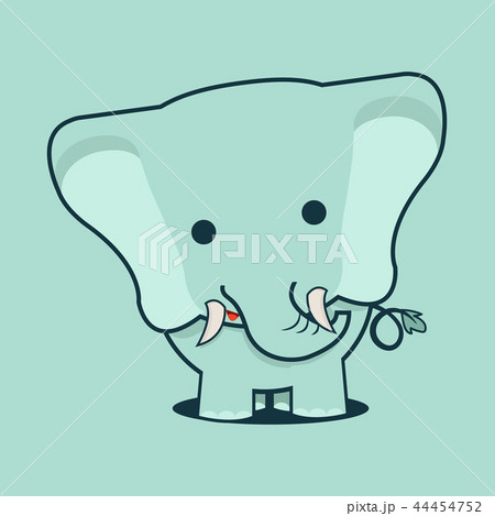 small elephant baby vector 44454752
