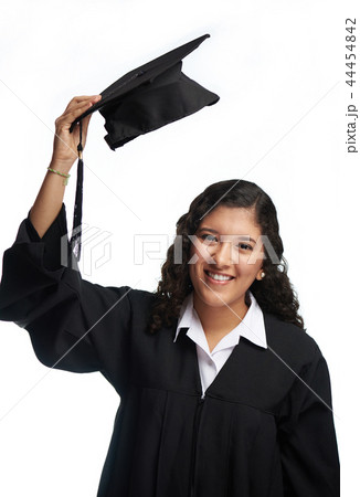 Pretty smiling student girl 44454842