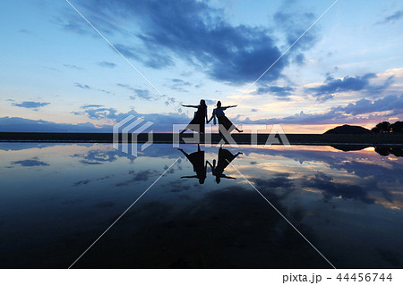 父母ヶ浜  天空の鏡1163- 44456744