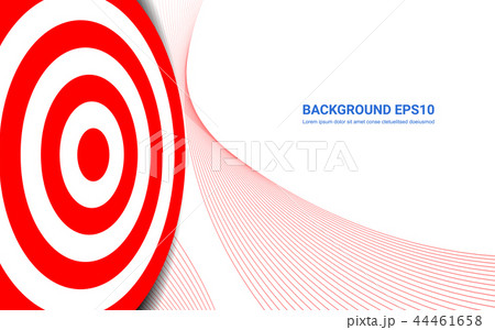 Red target board on white background. Red target board on white background. 44461658