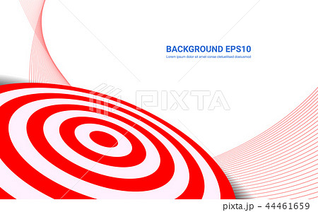 Red target board on white background. Red target board on white background. 44461659