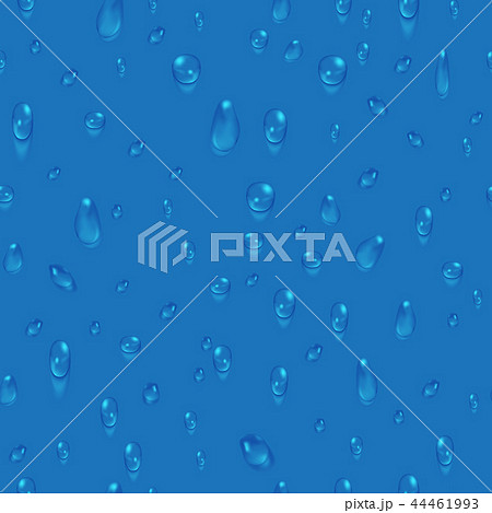 Transparent water drops vector seamless pattern Transparent water drops vector seamless pattern 44461993