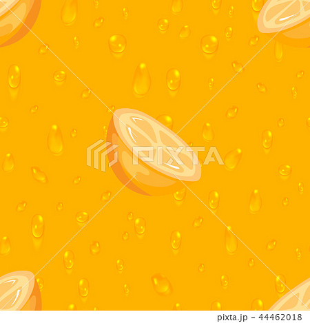 Vector bright orange seamless pattern 44462018