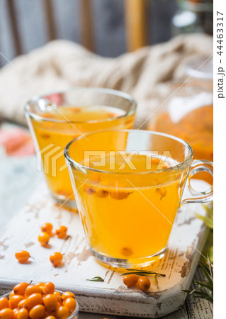 Healthy sea buckthorn tea 44463317