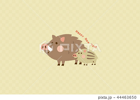 お正月　亥　フレーム 44463650