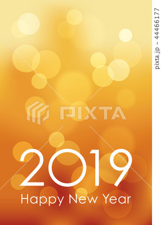 2019年　年賀状テンプレート 44466177