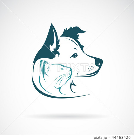 Vector of dog and cat head design. Pet. Animal. 44468426