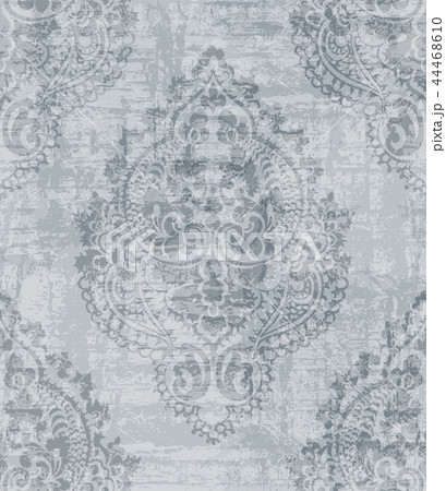 Vintage Baroque damask ornament pattern 44468610