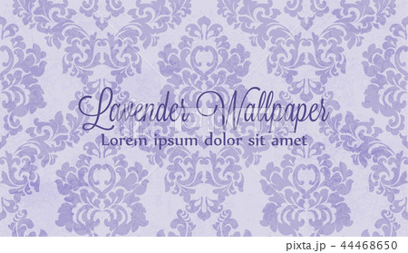 Purple Damask ornament pattern Vector. Royal 44468650