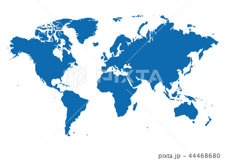 世界地図のイラスト素材